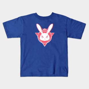 King Dva Bunny - Emblem Kids T-Shirt